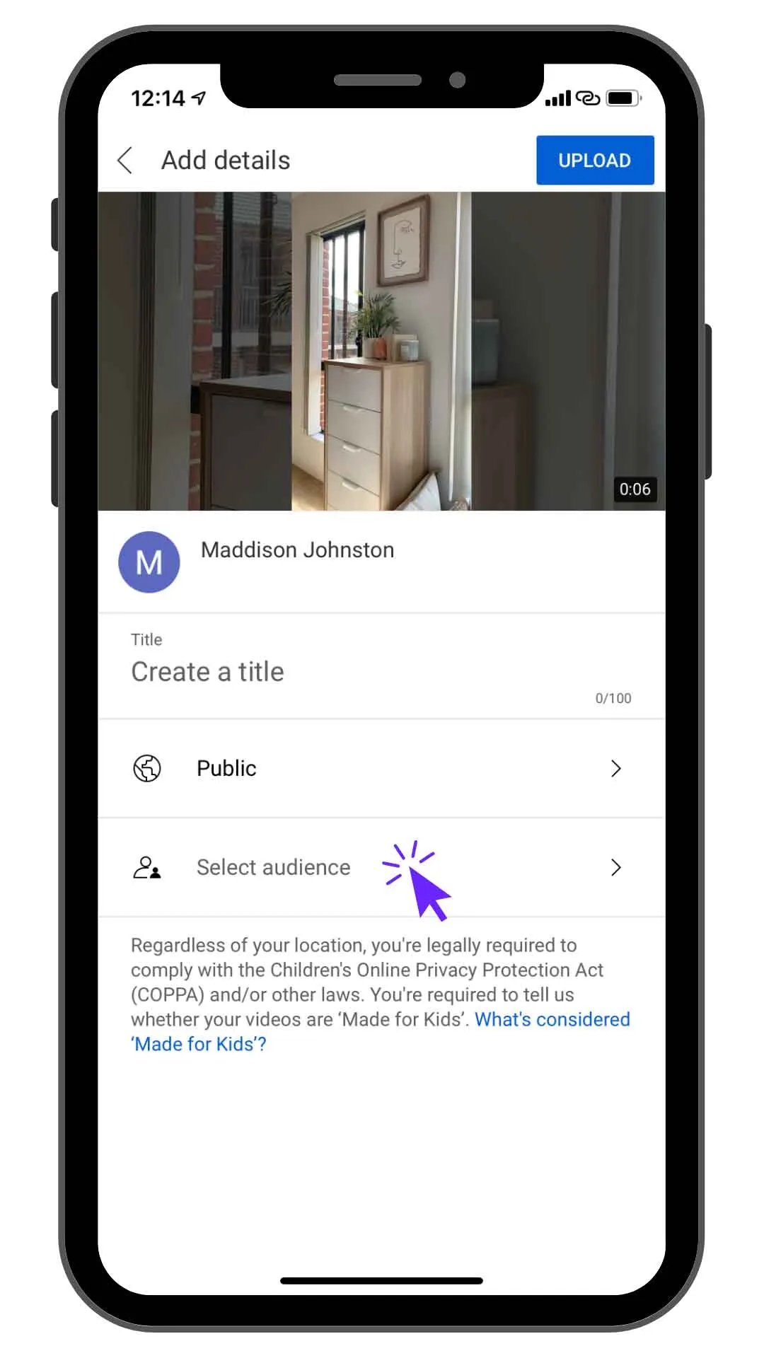 A YouTube Shorts visibility settings screen