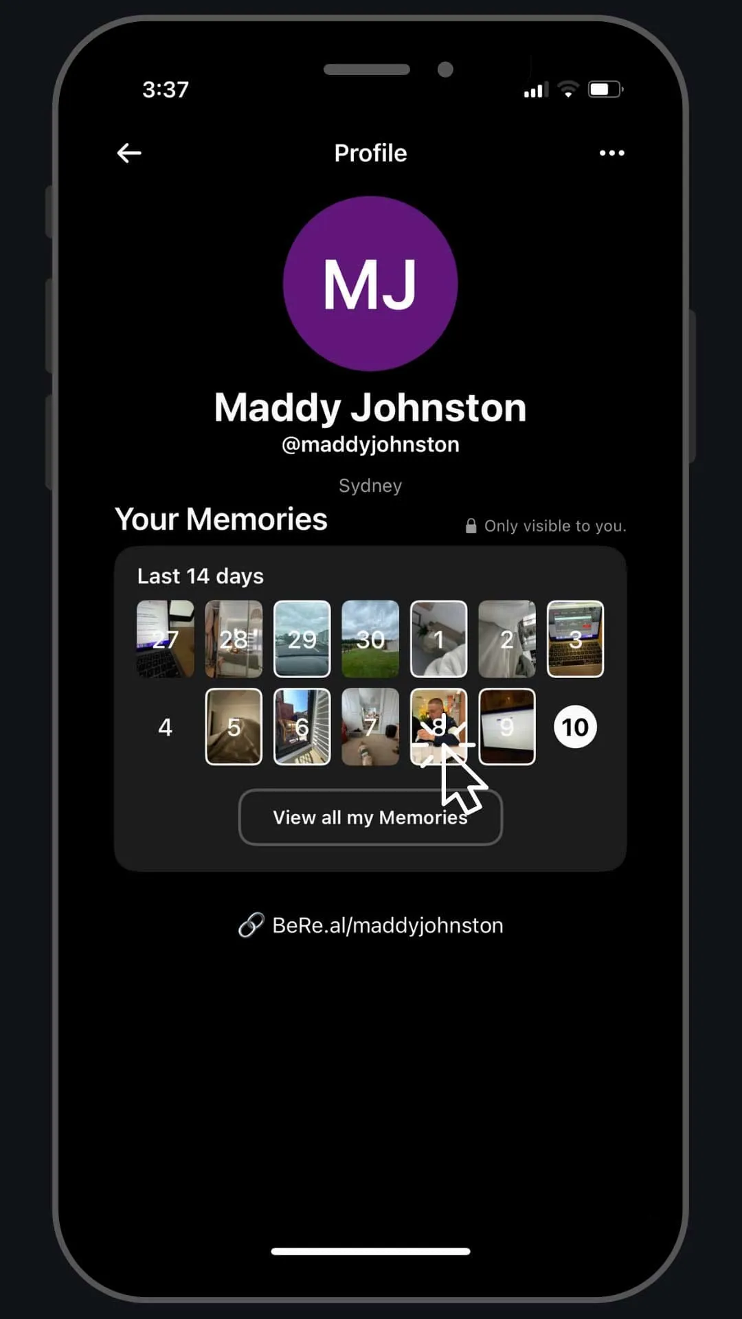 BeReal adding new friends and Discovery feed