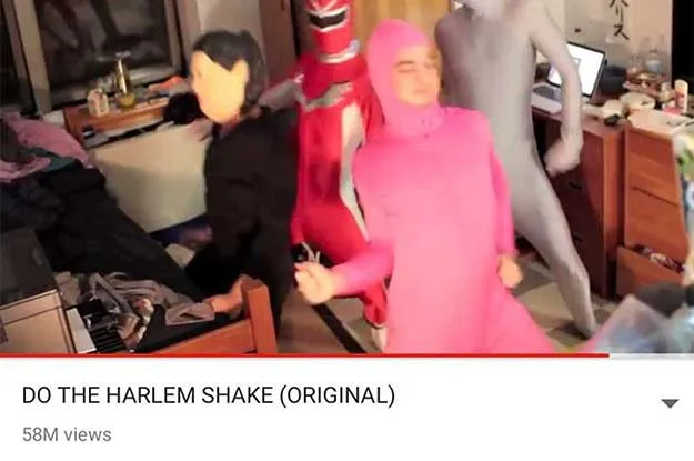 Harlem Shake viral meme format
