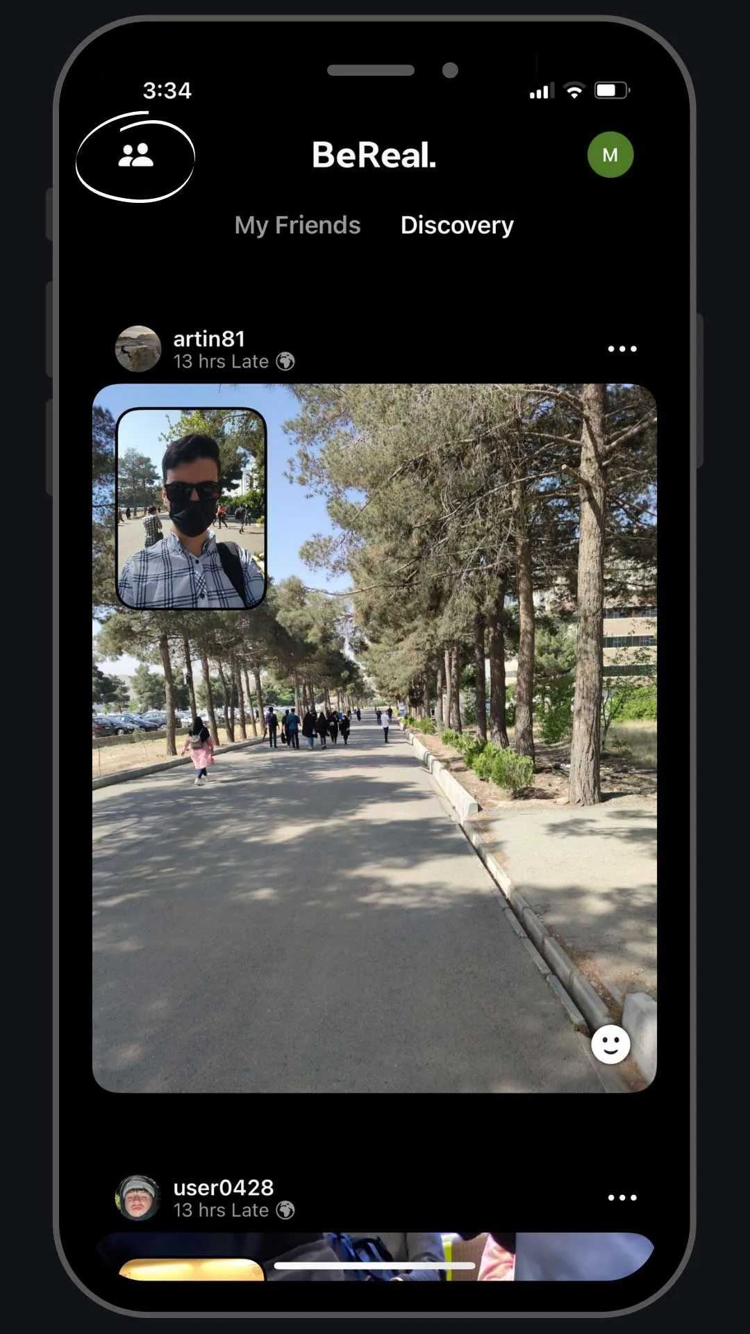 BeReal RealMoji reactions and memories calendar view