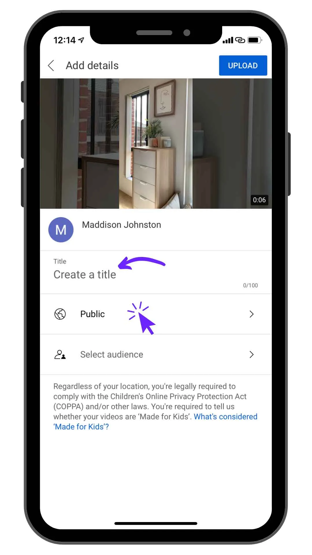 A YouTube Shorts filters screen