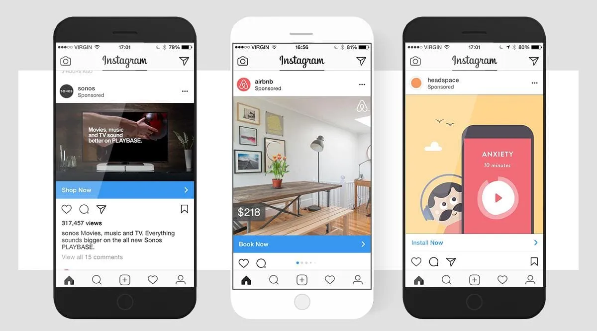 instagram ad types