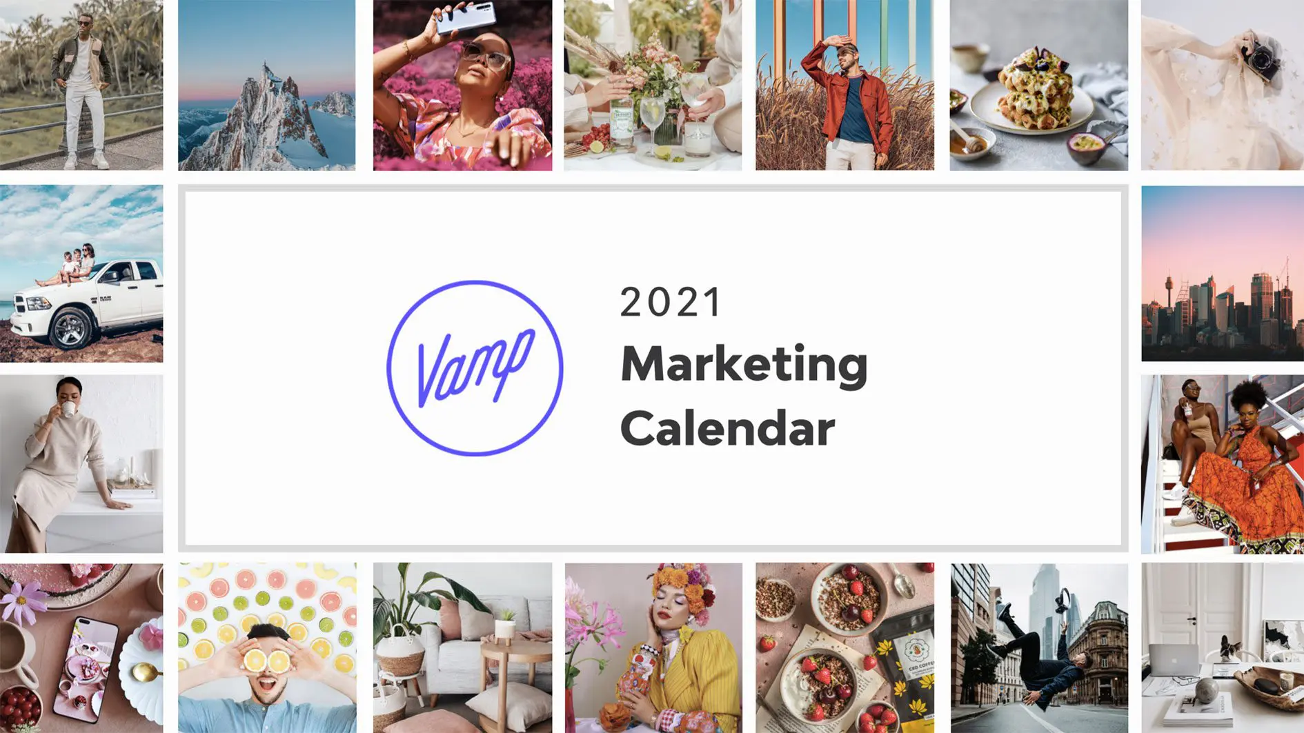 Download Vamp's free 2021 content calendar