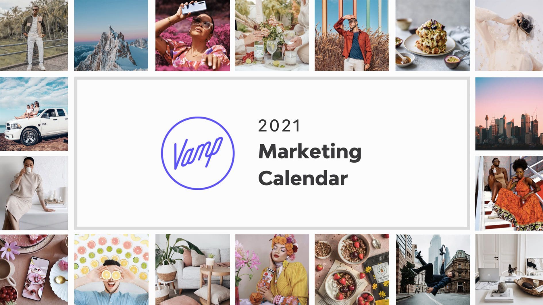 Download Vamp's free 2021 content calendar
