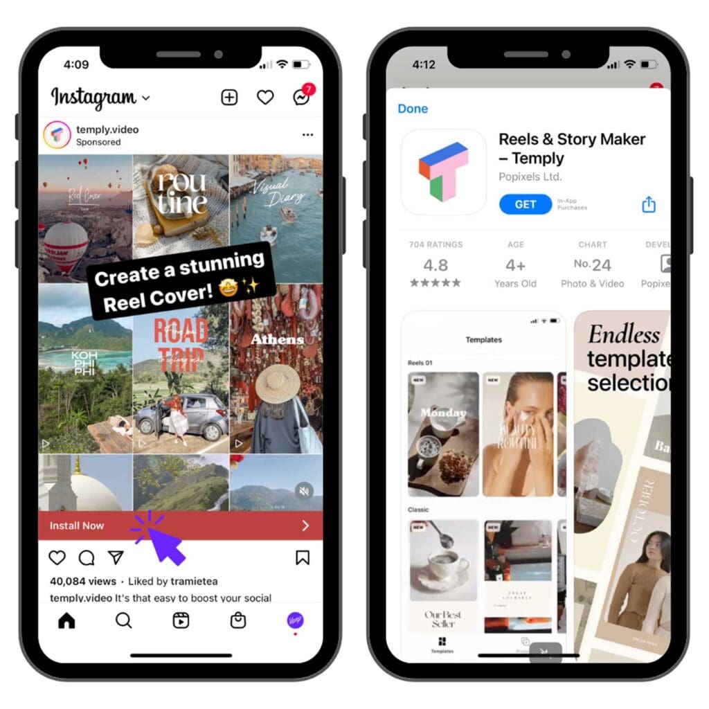 Amplifying creator content on Instagram