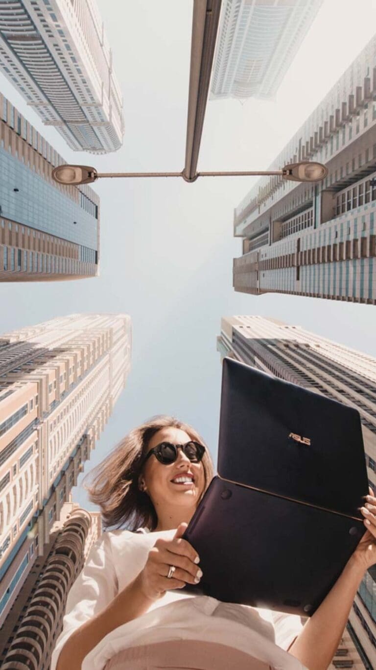 asus zenbook influencer campaign imagery