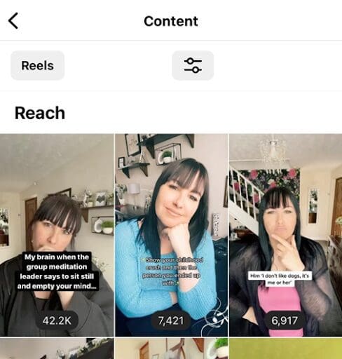 reels reach instagram insights