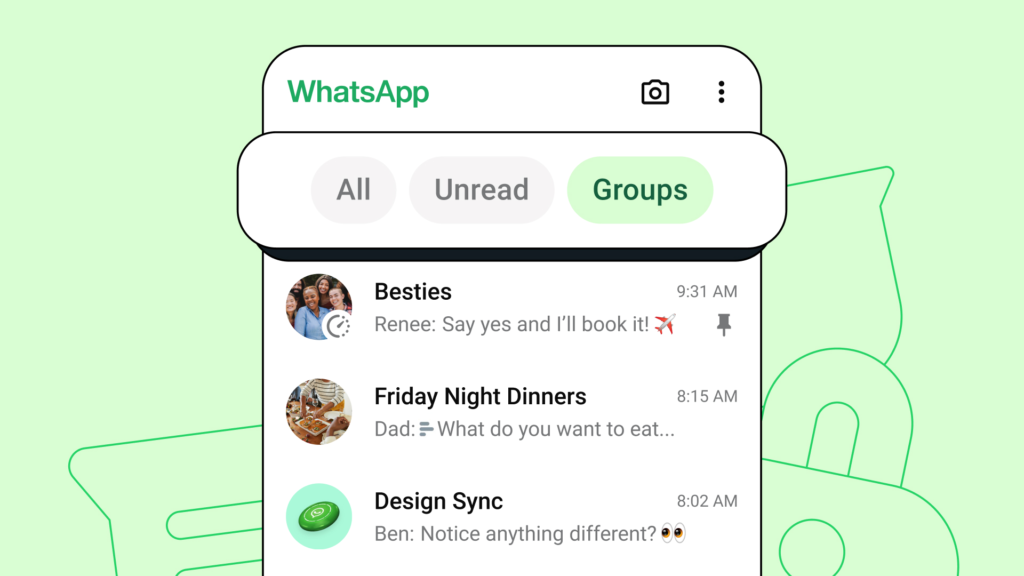 whatsapp chat filters 